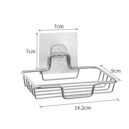 Jabonera de pared adhesiva acero inoxidable