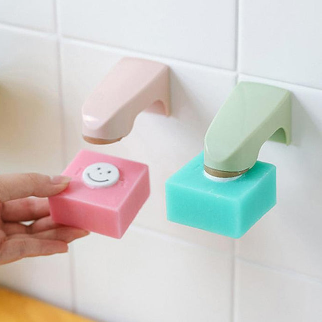 Jabonera magnética de pared con adhesivo