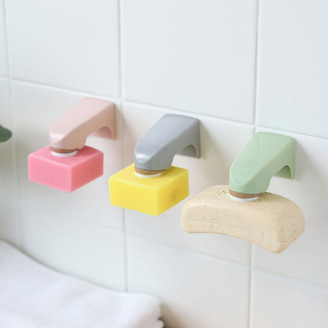 Jabonera magnética de pared con adhesivo