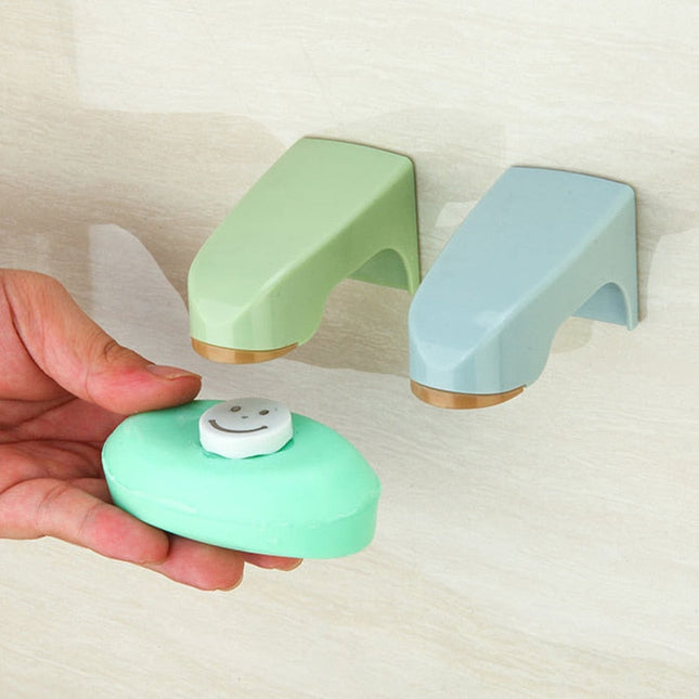Jabonera de pared magnética color verde
