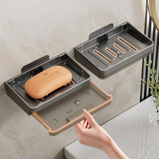 Jabonera de pared con bandeja extraíble