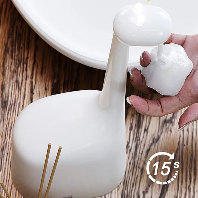 Dispensador automático de jabón diseño jirafa