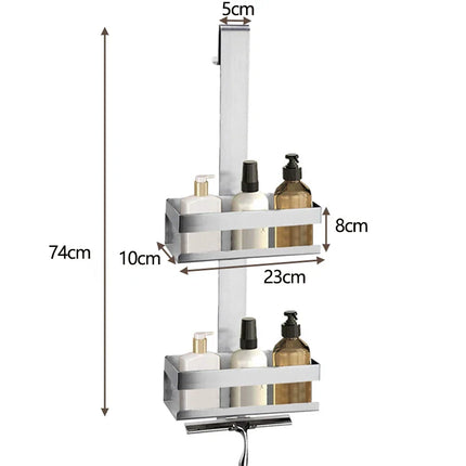 Estantería colgante para mampara de ducha