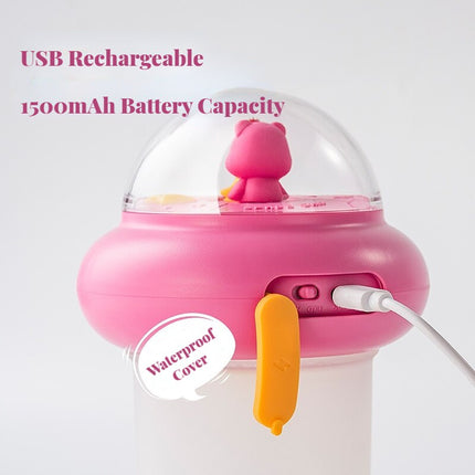 Dispensador automático de jabón infantil morado