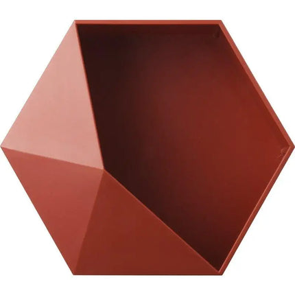 Estante de pared hexagonal para baño
