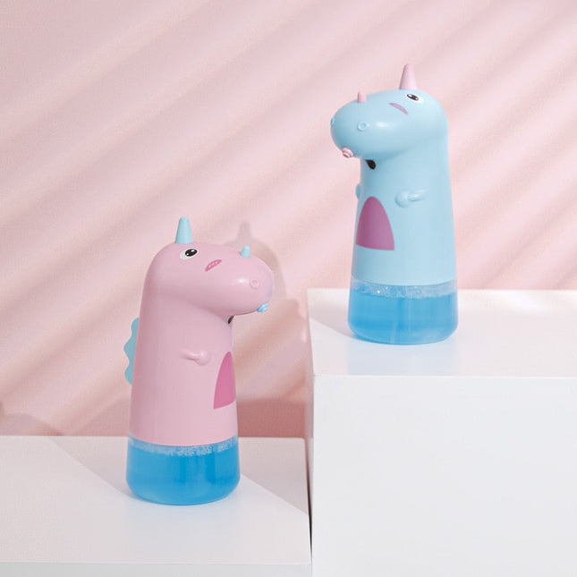 Dispensador de jabón infantil forma unicornio