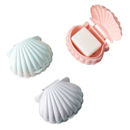 Jabonera de viaje con forma concha