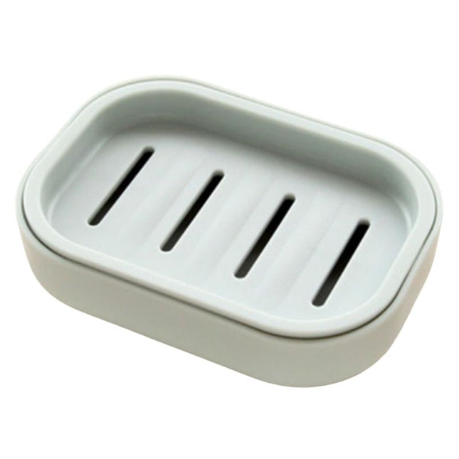 Caja jabonera portátil con drenaje