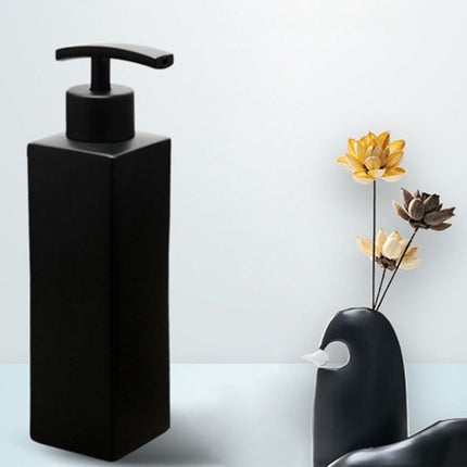 Dispensador de jabón acero inoxidable negro