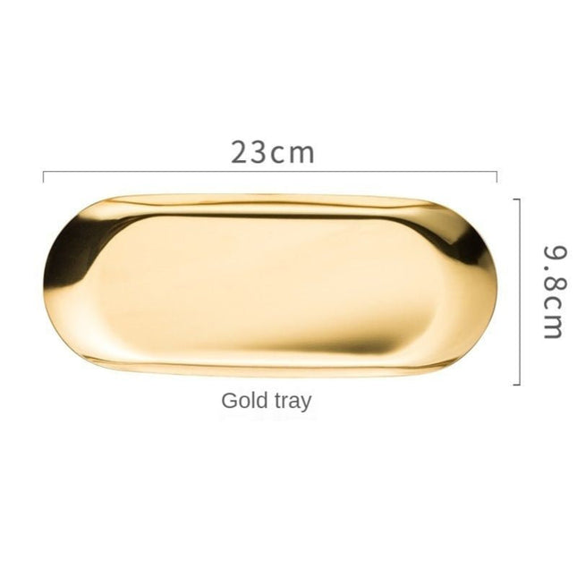 Dispensador de jabón diseño color oro