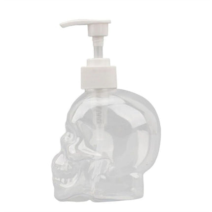 Dispensador de jabón con forma calavera