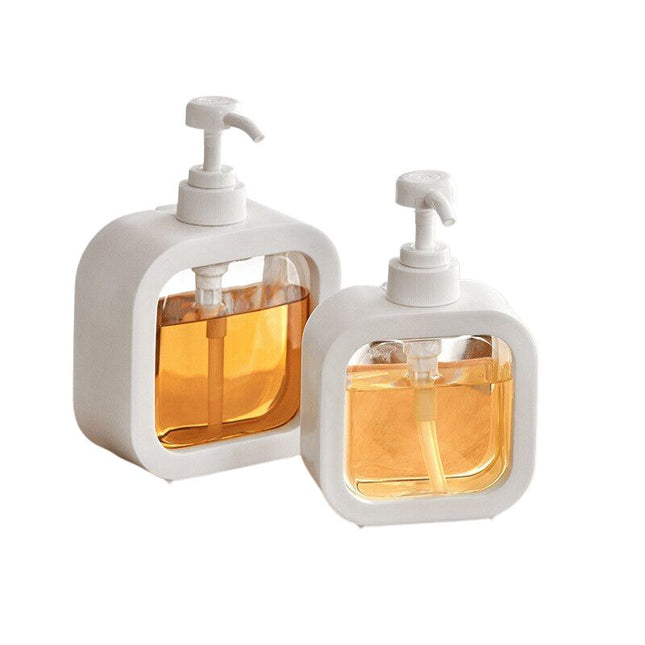 Dispensador de jabón cuadrado color blanco