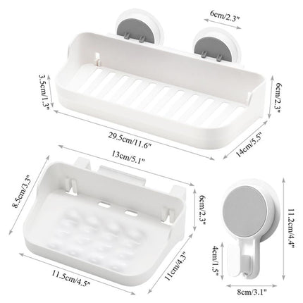 Estante organizador de ducha sin taladro