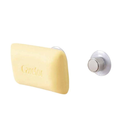 Soporte magnético para jabón con ventosa