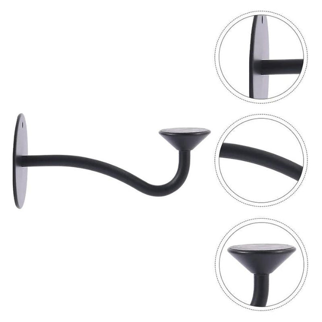 Jabonera magnética de pared color negro