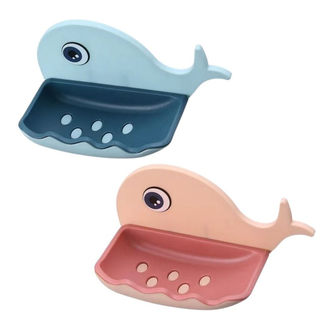 Jabonera de pared infantil forma ballena