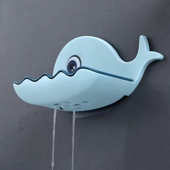 Jabonera de pared infantil forma ballena