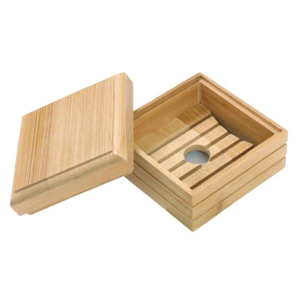 Caja de bambú para jabón sólido