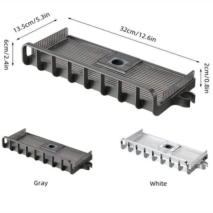 Jabonera ajustable para barra de ducha