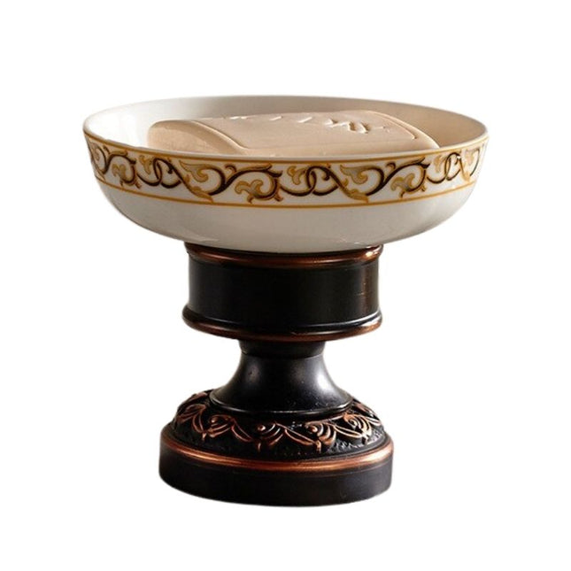 Jabonera vintage de cobre para lavabo