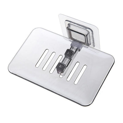 Jabonera de plástico para ducha adhesiva