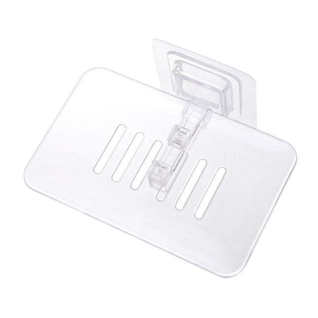 Jabonera de plástico para ducha adhesiva