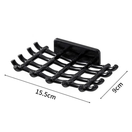 Jabonera de pared con auto drenaje