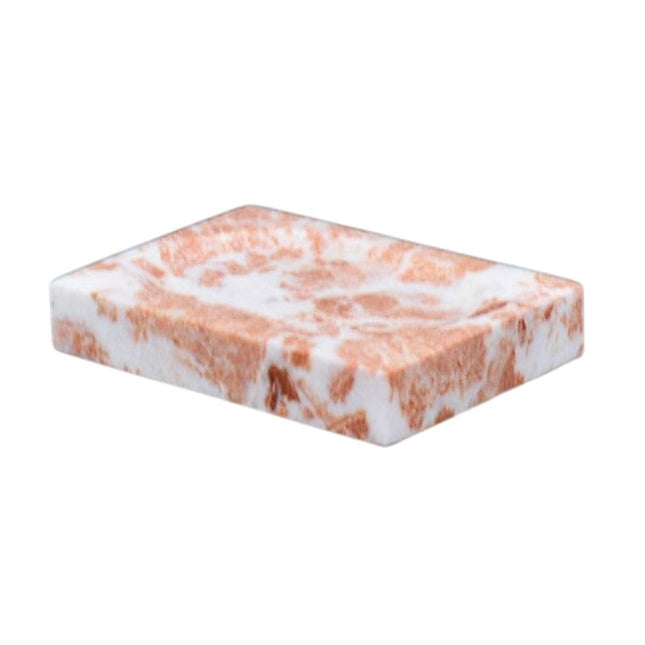 Jabonera de mármol natural color rosa