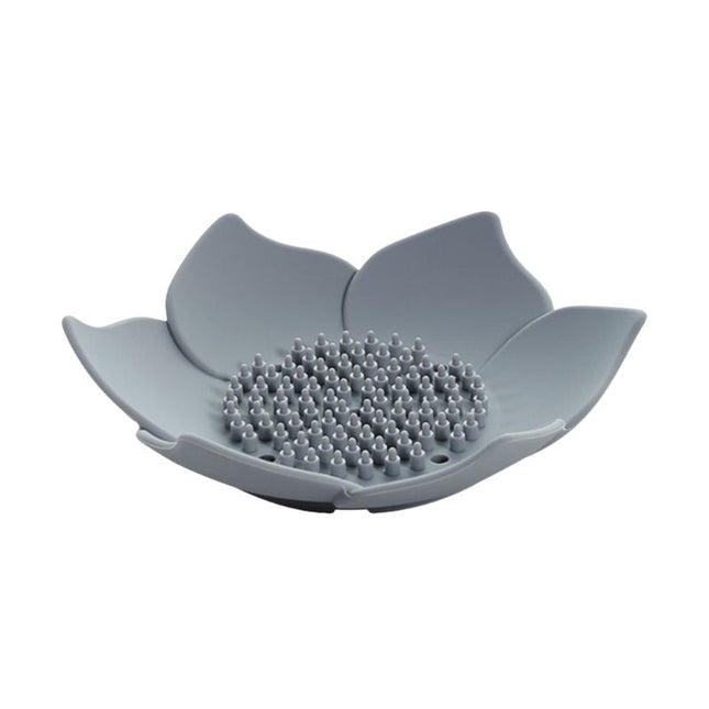Jabonera de silicona flor de loto
