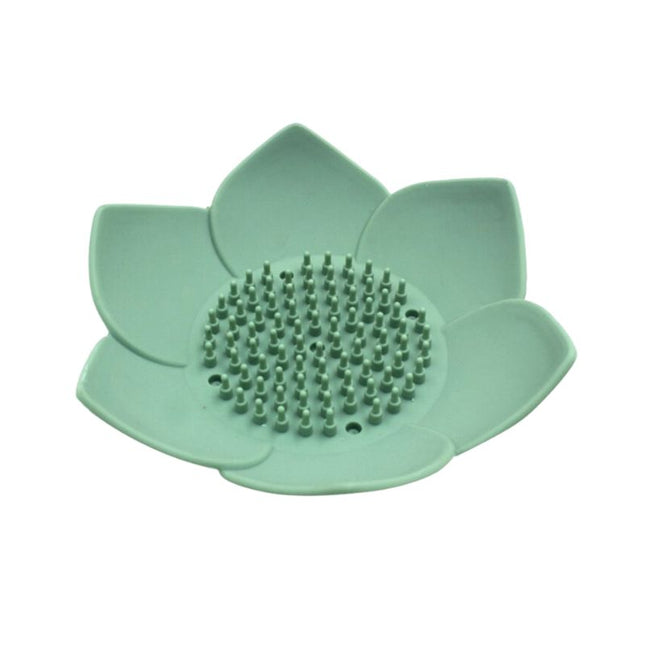 Jabonera de silicona flor de loto