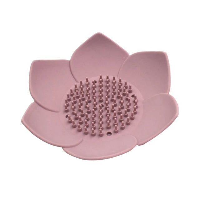 Jabonera de silicona flor de loto