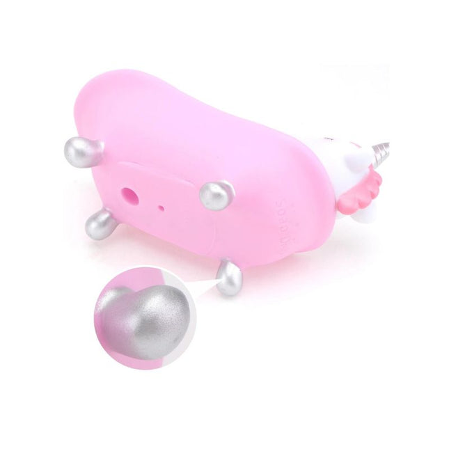 Jabonera infantil con figura de unicornio
