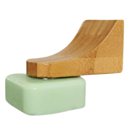 Soporte magnético de madera para jabón