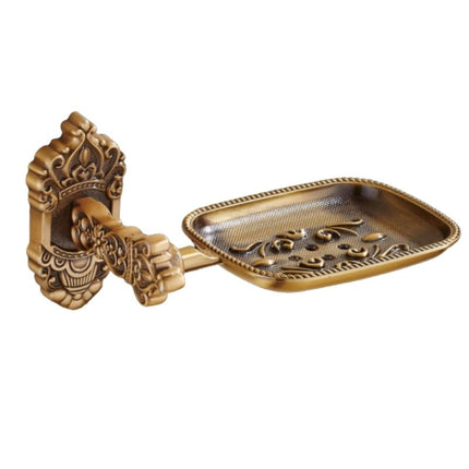 Jabonera de pared estilo antiguo latón