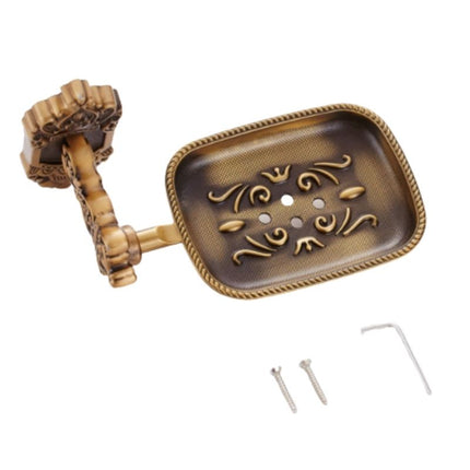 Jabonera de pared estilo antiguo latón