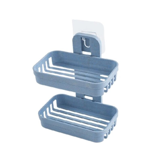 Jabonera de pared doble sin taladro