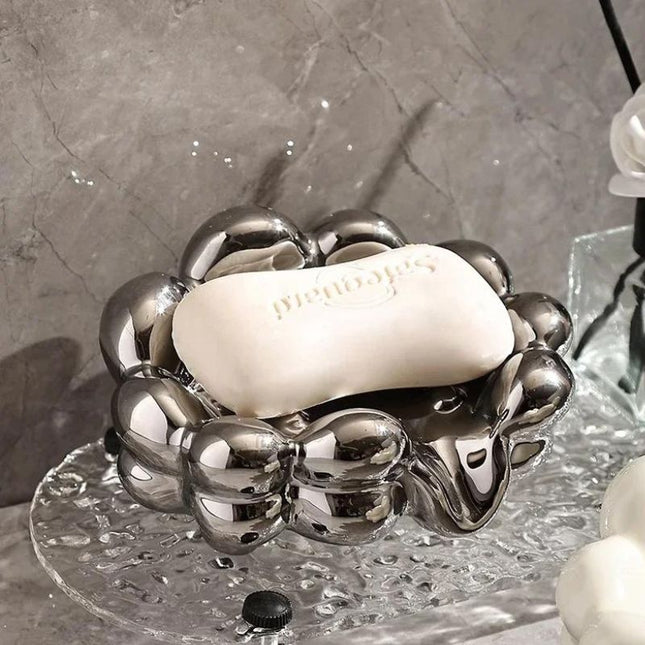 Jabonera de cerámica en forma nube