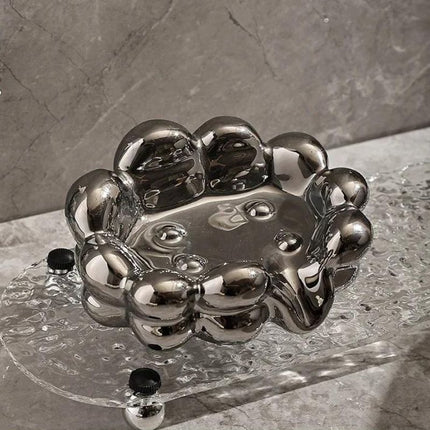 Jabonera de cerámica en forma nube