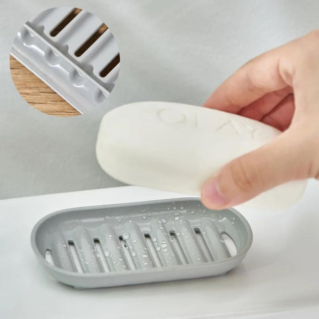 Jabonera portátil con tapa para viaje