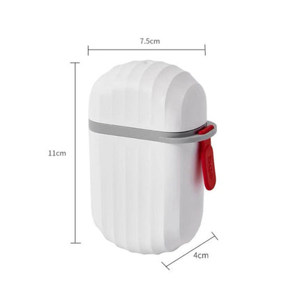 Jabonera portátil con tapa para viaje