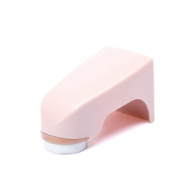 Jabonera magnética adhesiva de color rosa