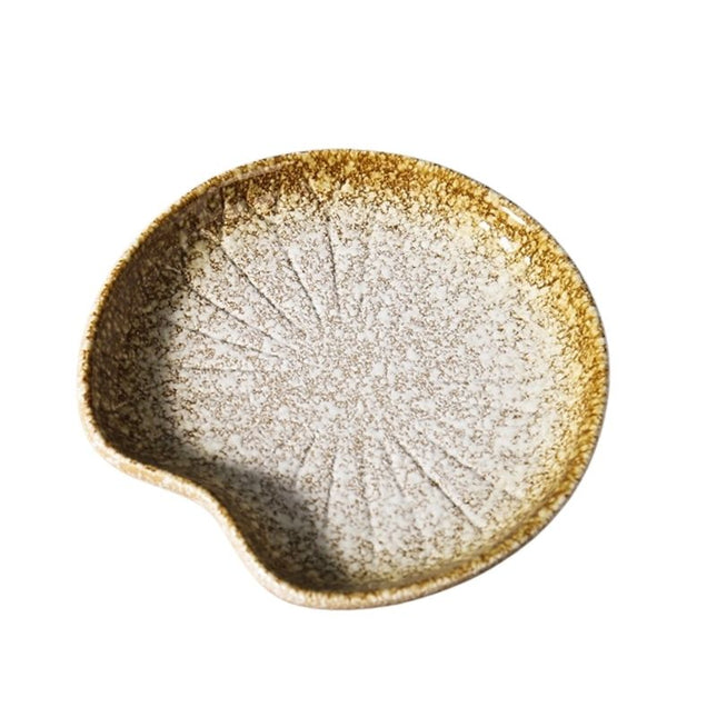 Jabonera de cerámica diseño nenúfar