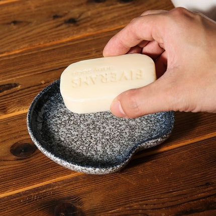 Jabonera de cerámica diseño nenúfar