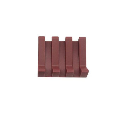 Jabonera de silicona con ranuras drenantes