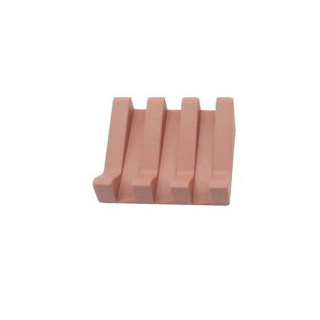 Jabonera de silicona con ranuras drenantes