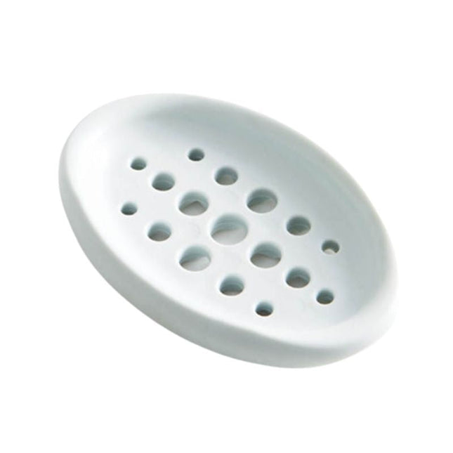 Jabonera de silicona ovalada para baño