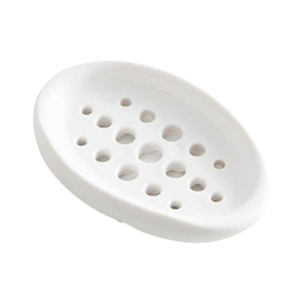 Jabonera de silicona ovalada para baño