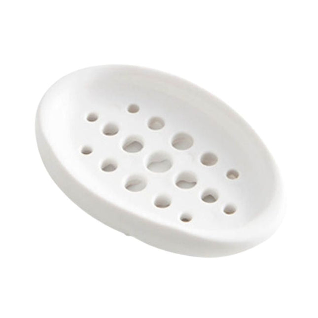 Jabonera de silicona ovalada para baño