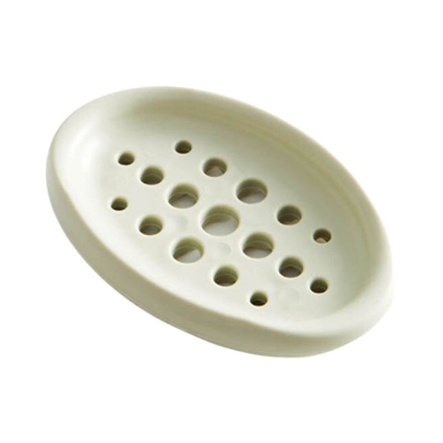 Jabonera de silicona ovalada para baño