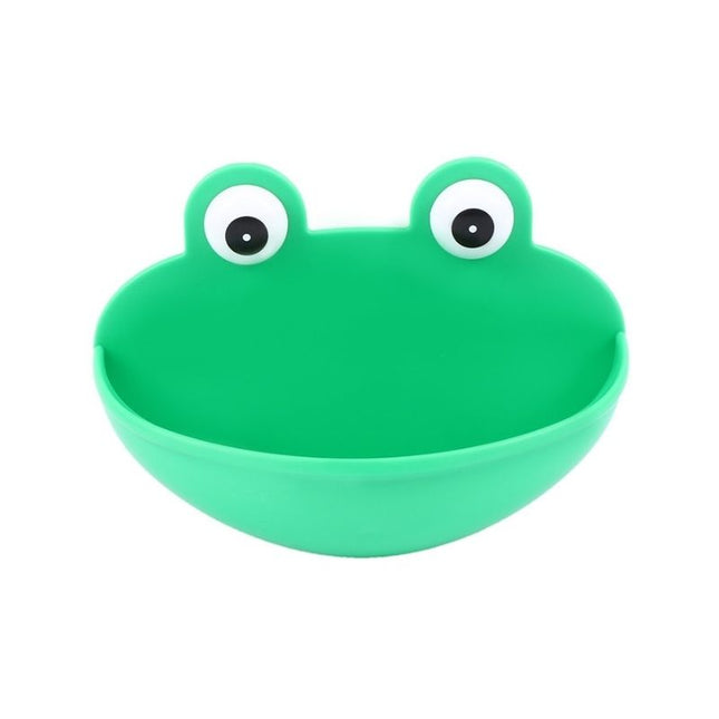 Jabonera infantil de rana con ventosas